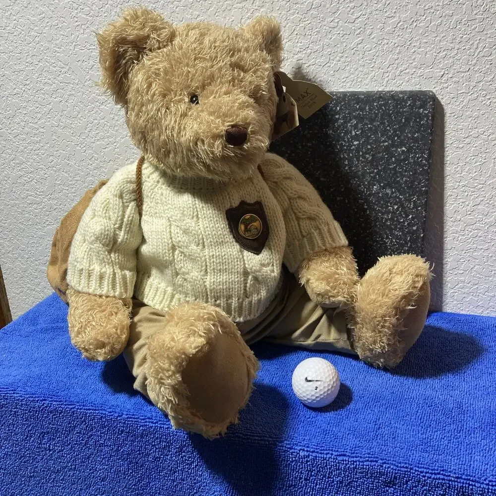 US Senior Open NCR Country Club 2005 MAX Caddie Bear Jack & Barbara Nicklaus New
